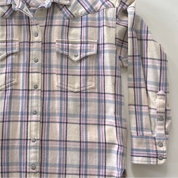 J. Crew Relaxed Fit Flannel Shacket - Picture 3 of 7